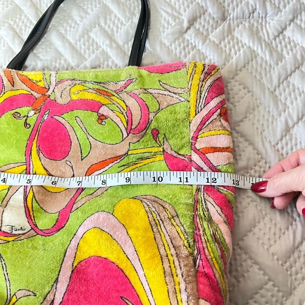Emilio Pucci Vintage terry cloth hand bag - Picture 14 of 17